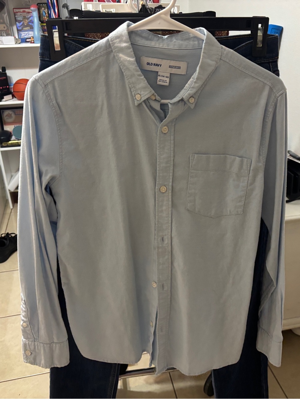 Bundle - Boy’s Old Navy Button Up XL & Wonder Nation Size 14 Straight Fit Jeans